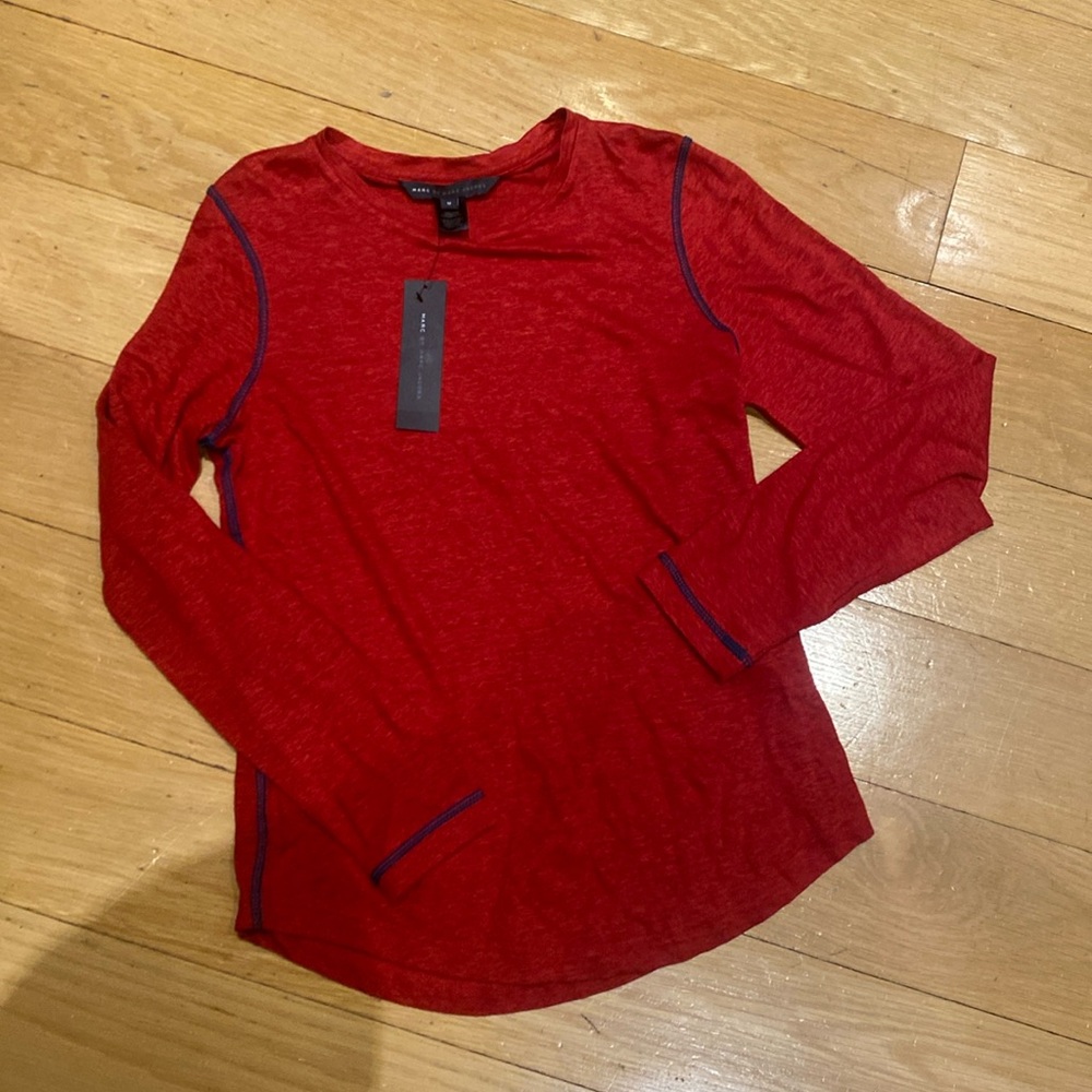 Marc by marc Jacobs  red long sleeve